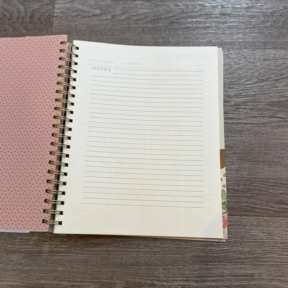 Papyrus 18 Month Spiral Planner 2026-2027 Floral 9x11 Agenda with Stickers NEW